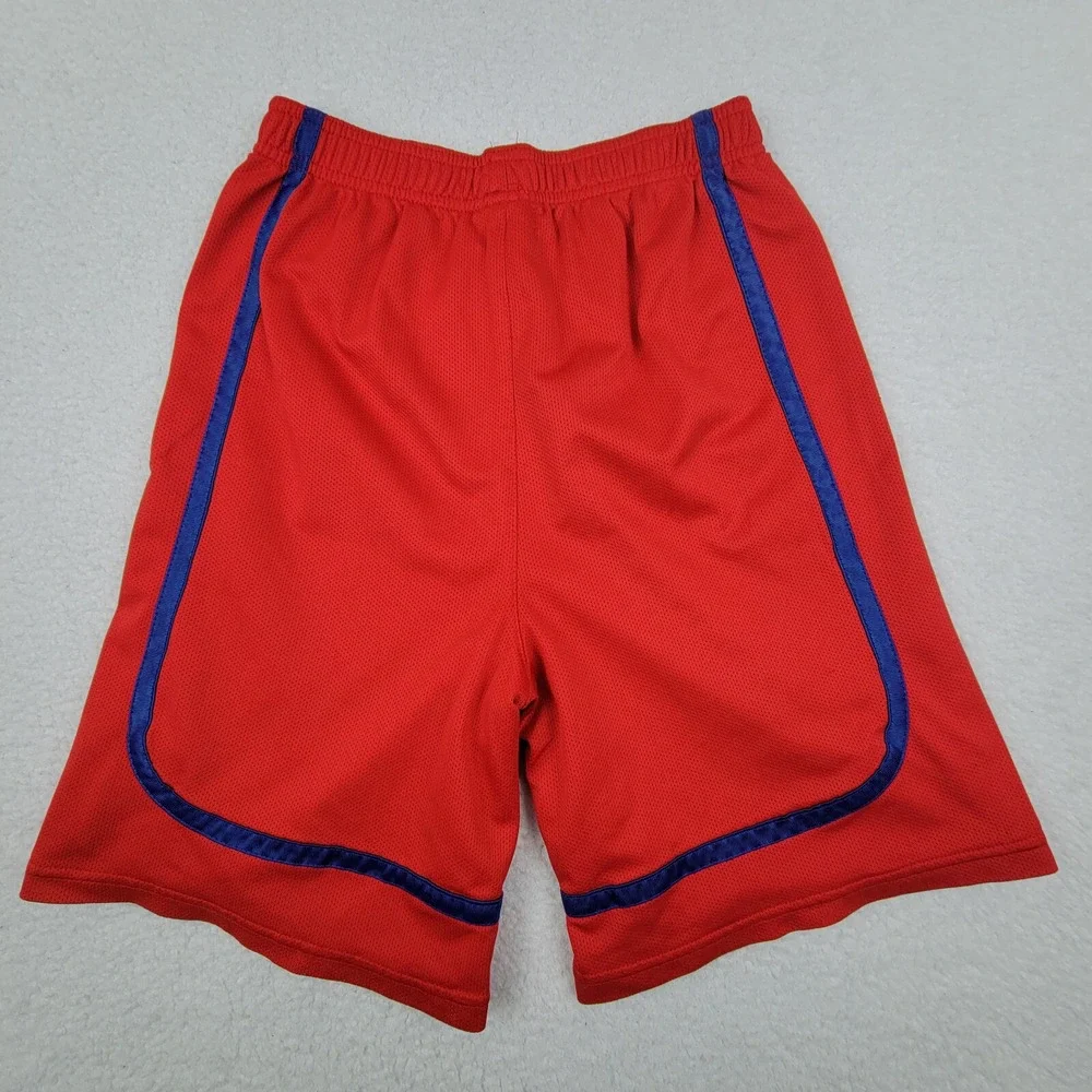MLB‎ Chicago Cubs Basketball Shorts Kids XXL 18 Red Polyester Mesh Athletic